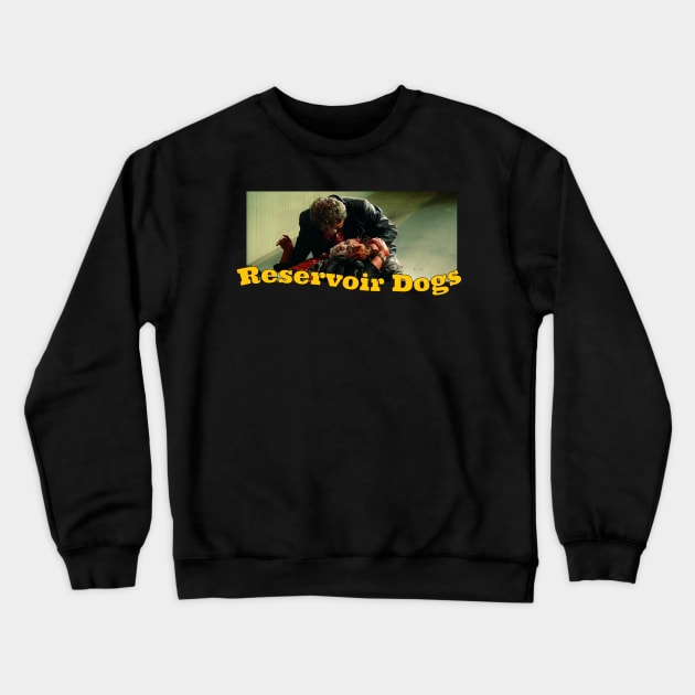 Reservoir Dogs Mr White Mr Orange Crewneck Sweatshirt by Freddynewandyke